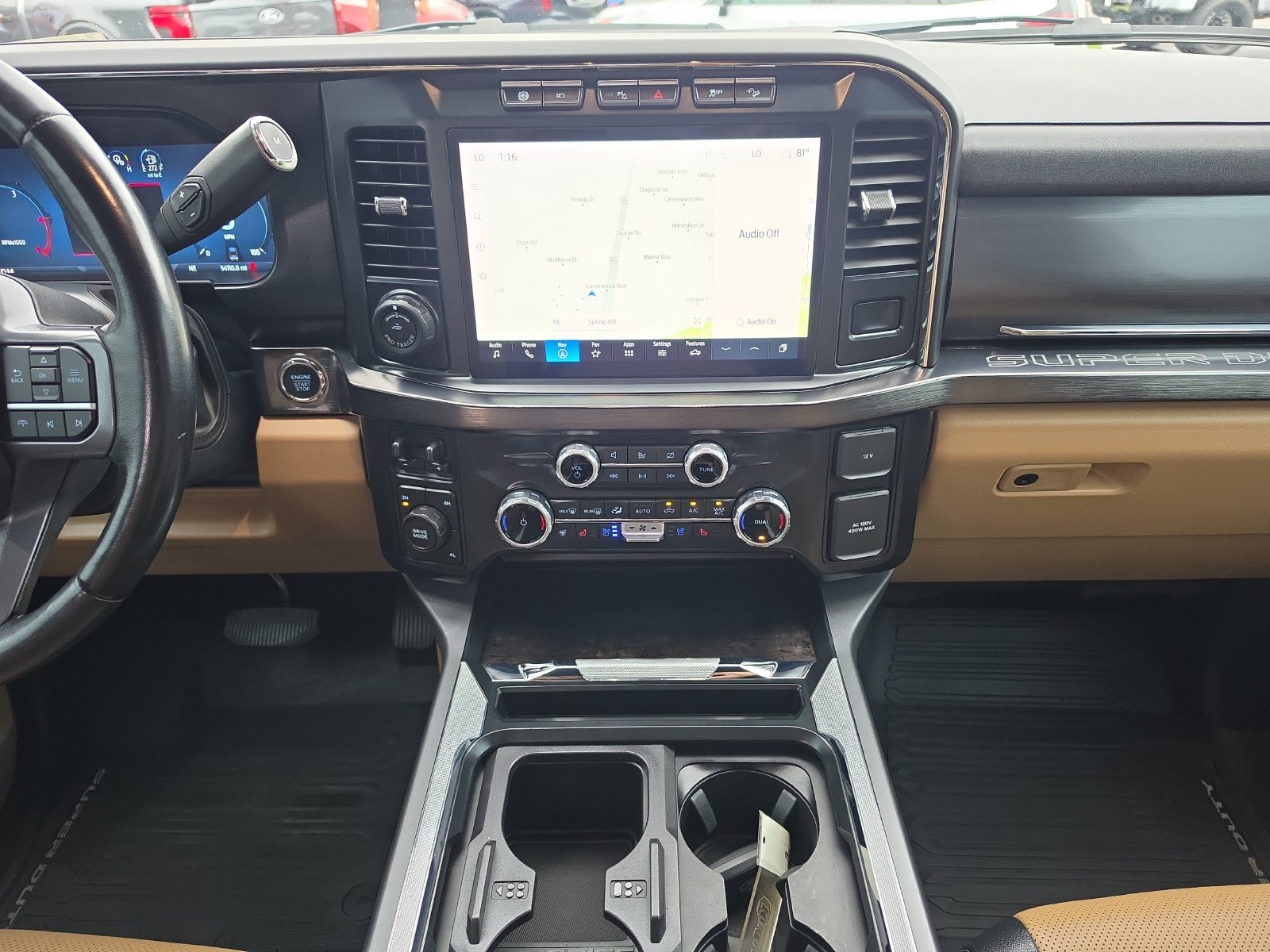 Certified Used 2023 White Metallic Ford Lariat image 13