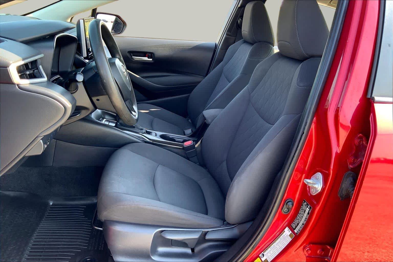Used 2020 Barcelona Red Metallic Toyota LE image 8