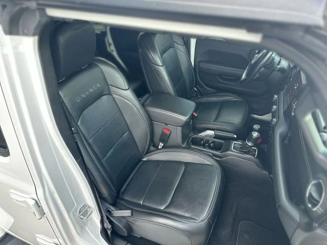 Used 2021 White Jeep Unlimited Sahara 4xe image 27