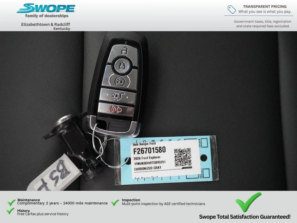 New 2026 Carbonized Gray Metallic Ford Active image 36