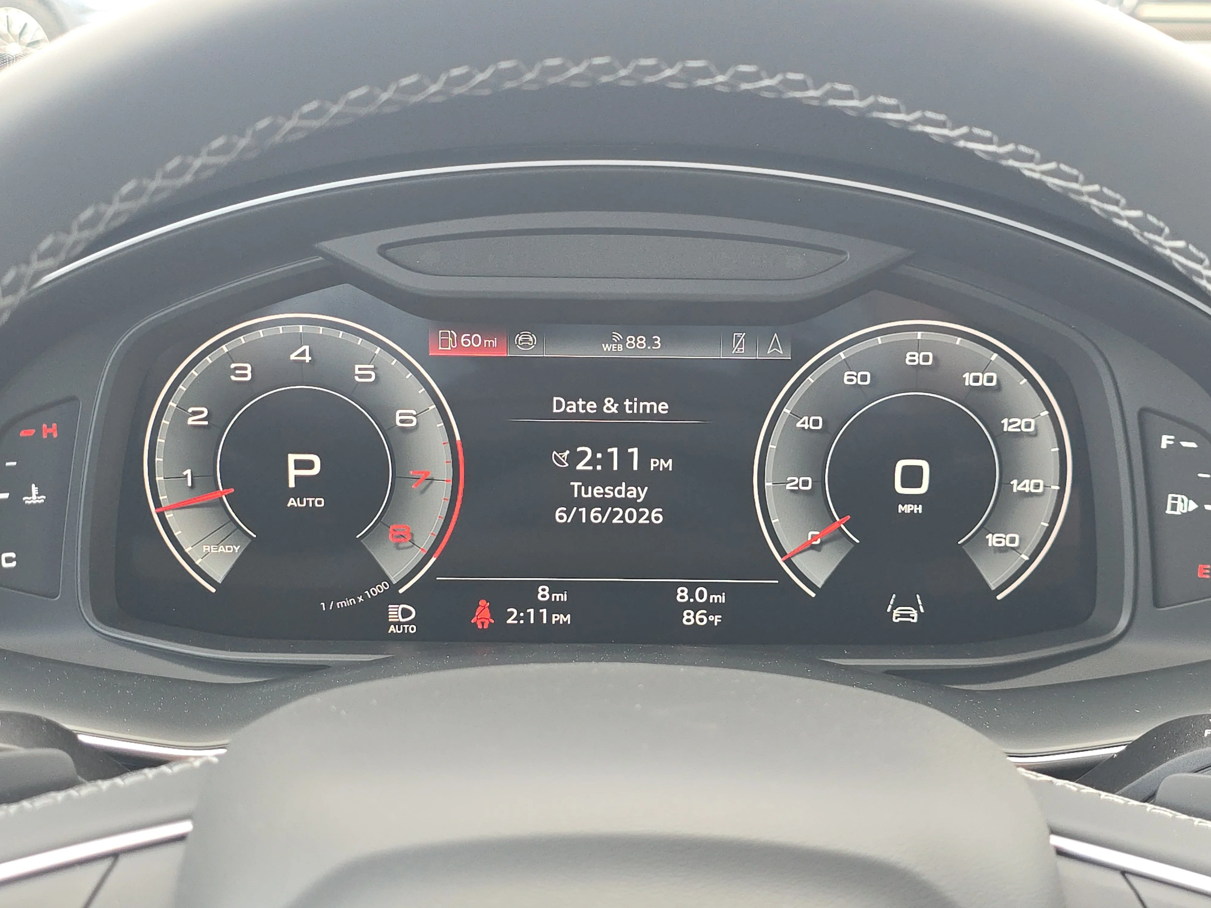 New 2026 Waitomo Blue Metallic Audi Premium Plus image 25
