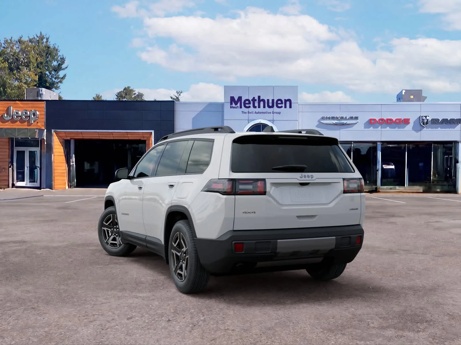 New 2026 Bright White Clear-Coat Exterior Paint Jeep Laredo image 3