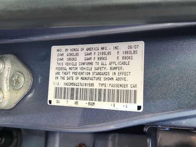 Used 2007 Blue Honda LX image 26