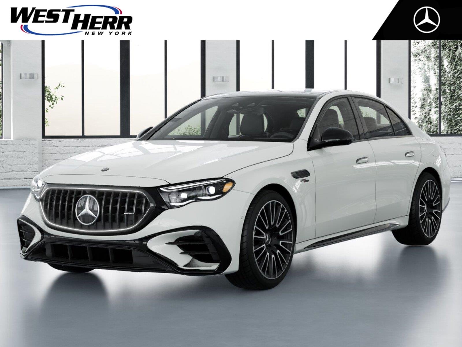New 2027 Polar White Mercedes-Benz AMG® E 53 E 4MATIC+ Sedan image 1