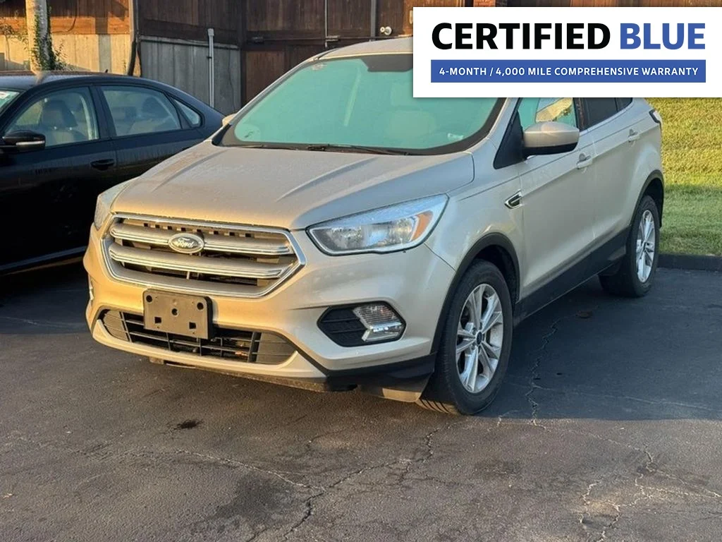 Used 2017 White Gold Metallic Ford SE image 1