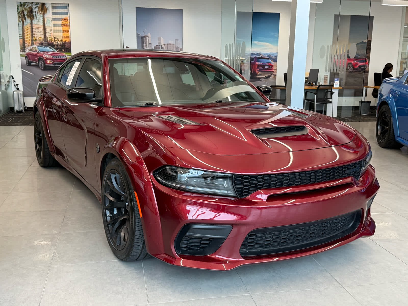 Used 2023 Octane Red Pearlcoat Dodge SRT Hellcat Widebody Jailbreak image 7