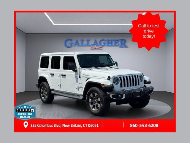 Used 2018 White Jeep Sahara 4x4 image 1