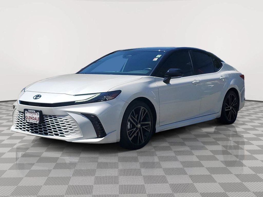Used 2025 Midnight Black Metallic Toyota XSE image 2