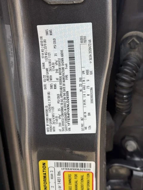 Used 2022 Gray Ford Lariat image 27