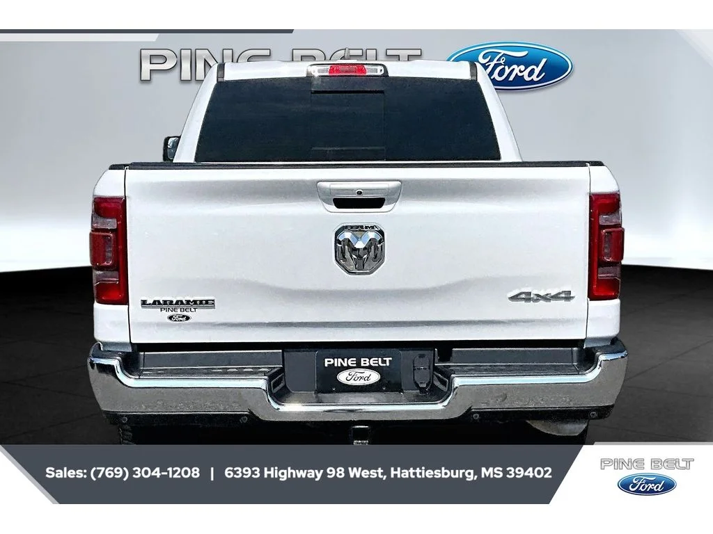Used 2023 Ivory White Tri-Coat Pearlcoat Ram Laramie image 4
