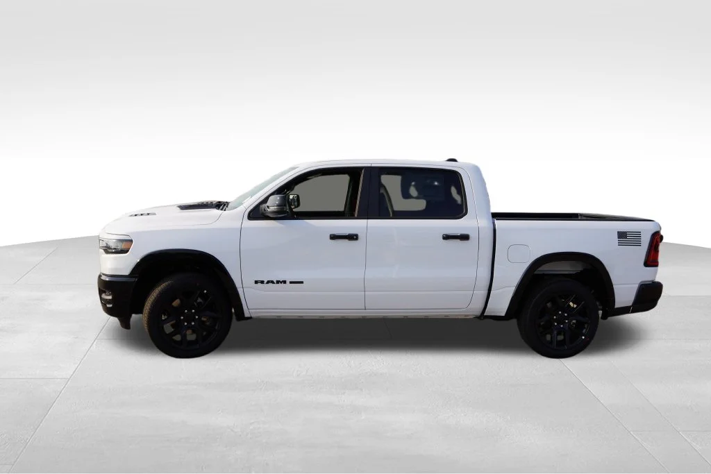 New 2026 Bright White Clear-Coat Exterior Paint RAM Laramie image 6