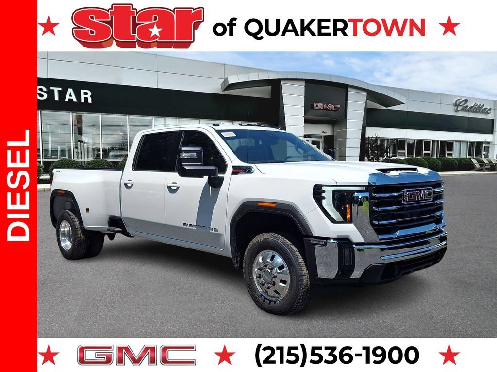 Summit White 2026 GMC Sierra 3500HD Pickup Truck Four-Wheel Drive