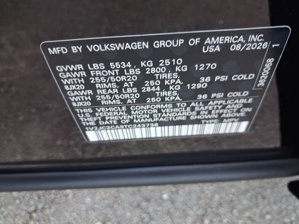 New 2026 Black Volkswagen SE w/Technology image 14