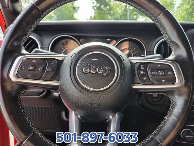 Used 2020 Orange Jeep Unlimited Sahara image 22