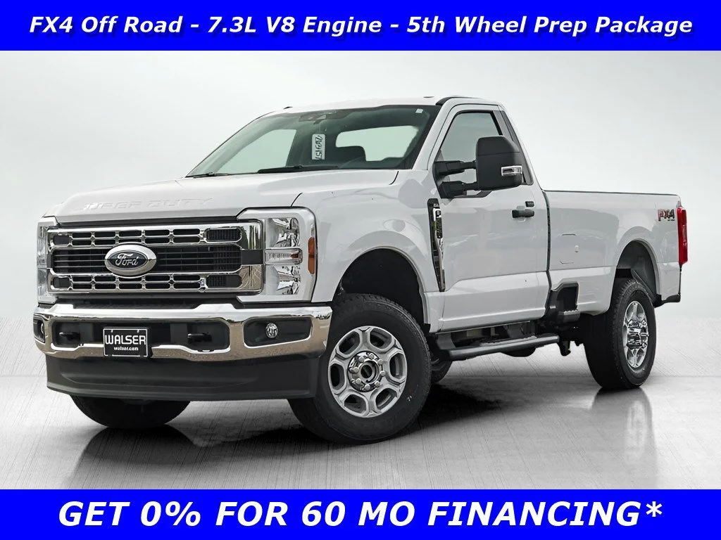 New 2026 Oxford White Ford F-350® XLT image 1