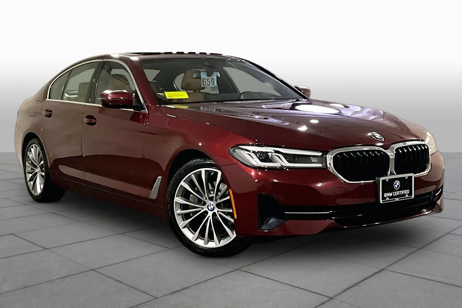 Used 2023 Aventurin Red Metallic BMW 530i xDrive image 2
