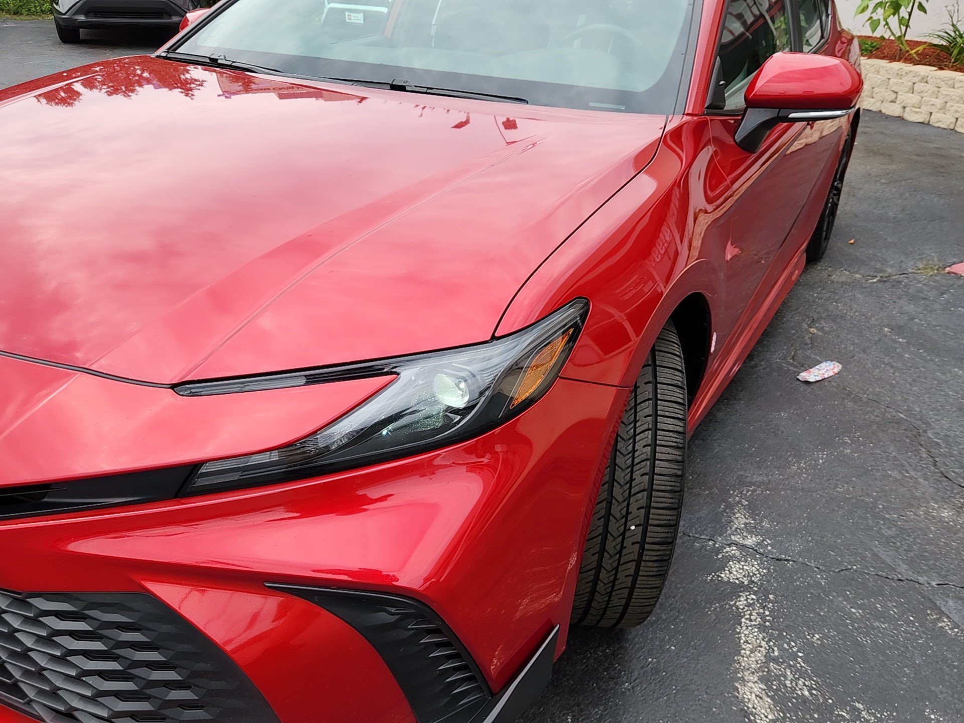 Certified Used 2025 Red Toyota SE image 9