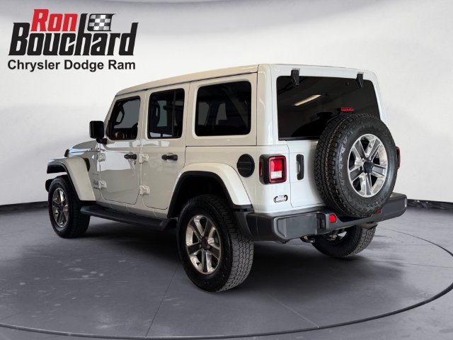 Used 2021 White Jeep Unlimited Sahara image 4