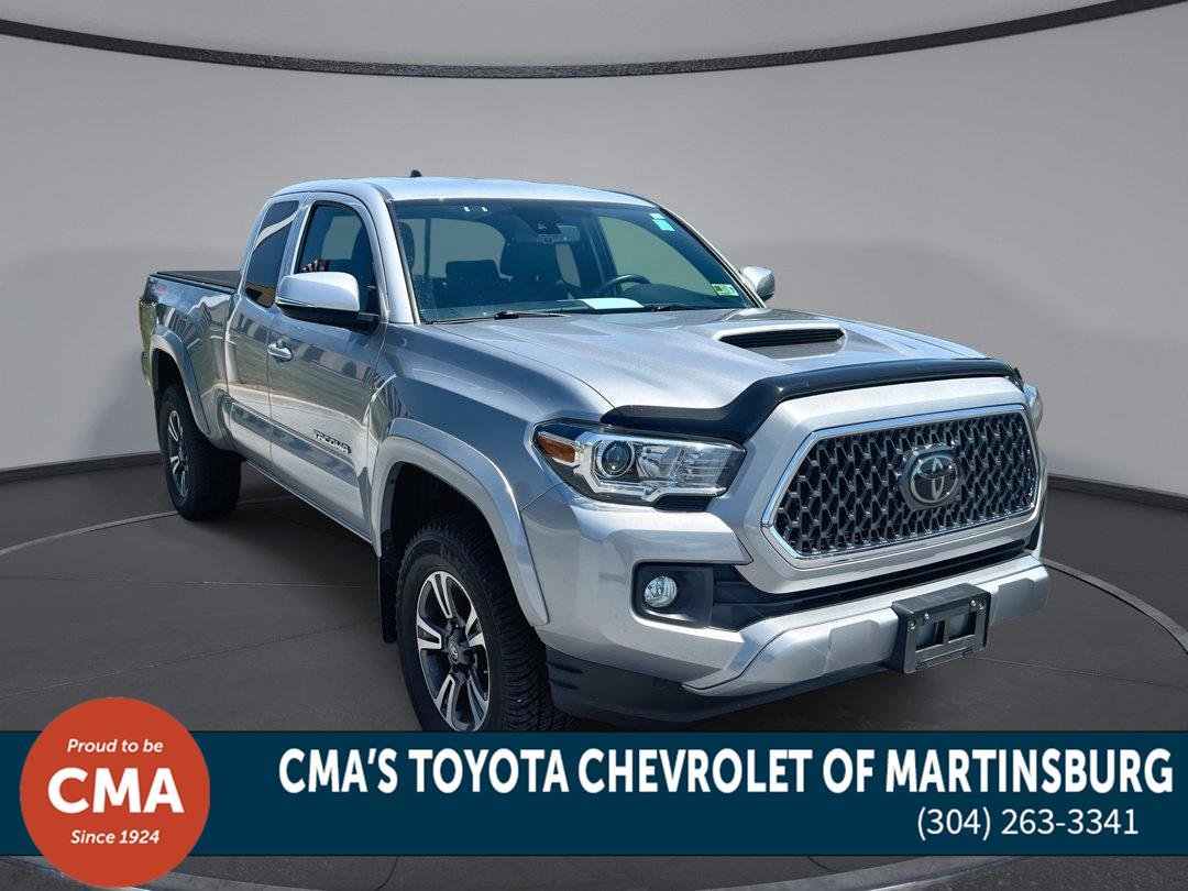 Used 2019 Silver Sky Metallic Toyota TRD Sport image 1