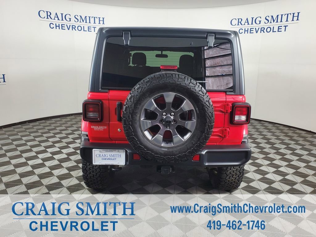 Used 2019 Red Jeep Sahara image 4