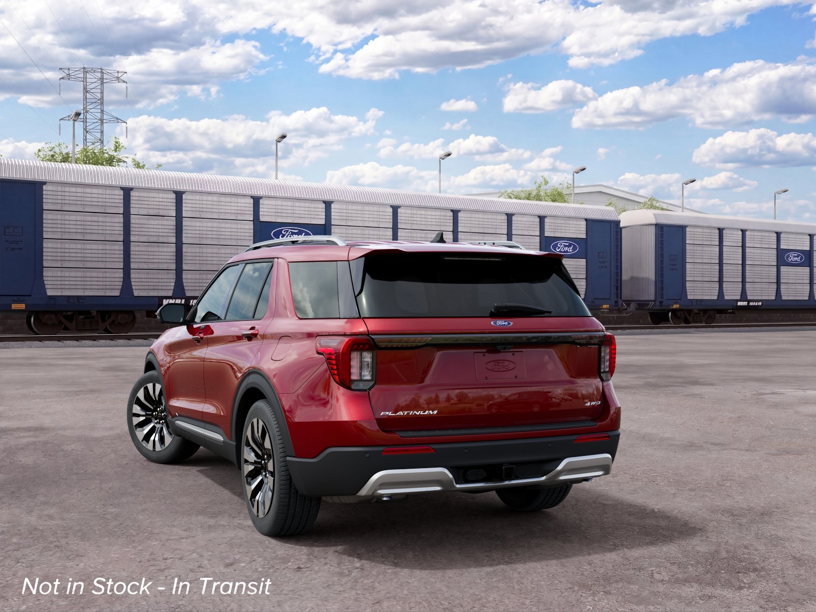 New 2027 Ruby Red Metallic Tinted Clearcoat Ford Platinum™ image 8