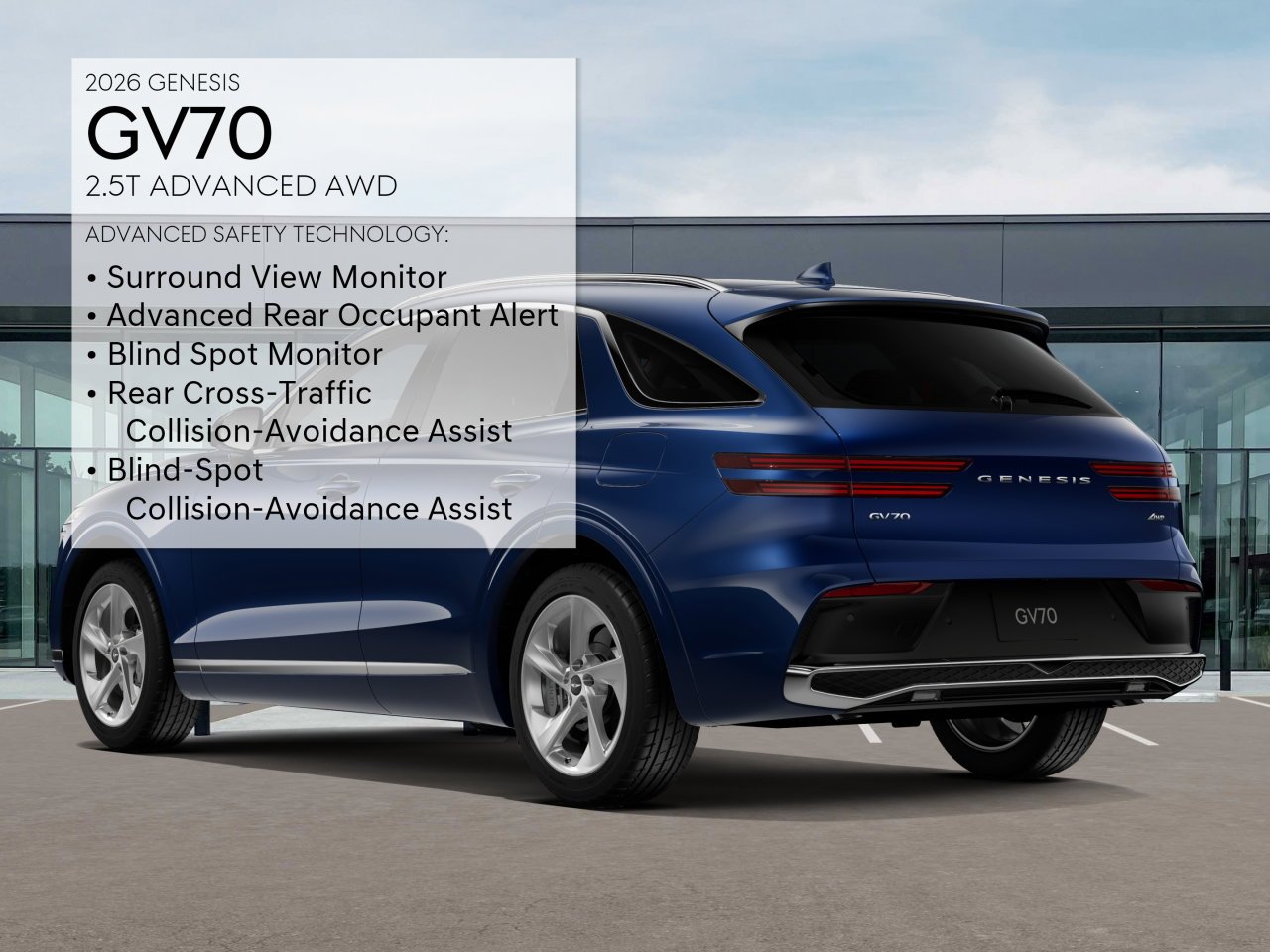 New 2026 Capri Blue Genesis 2.5T ADVANCED image 7