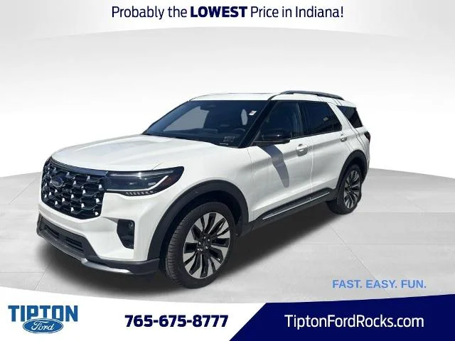 New 2026 Star White Metallic Tri-Coat Ford Platinum™ image 1