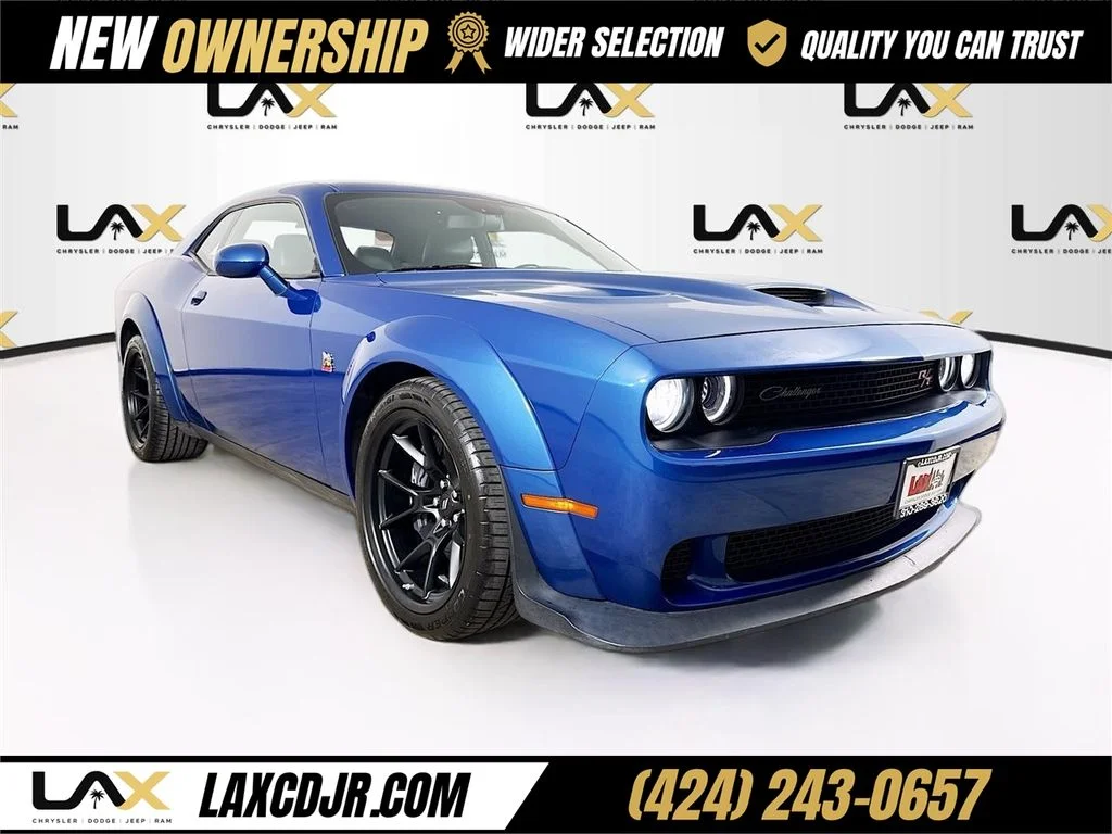 Used 2023 Blue Dodge R/T Scat Pack Widebody image 1