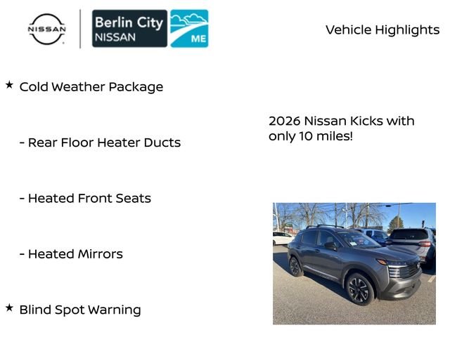 New 2026 Gun Metallic Nissan SV image 7