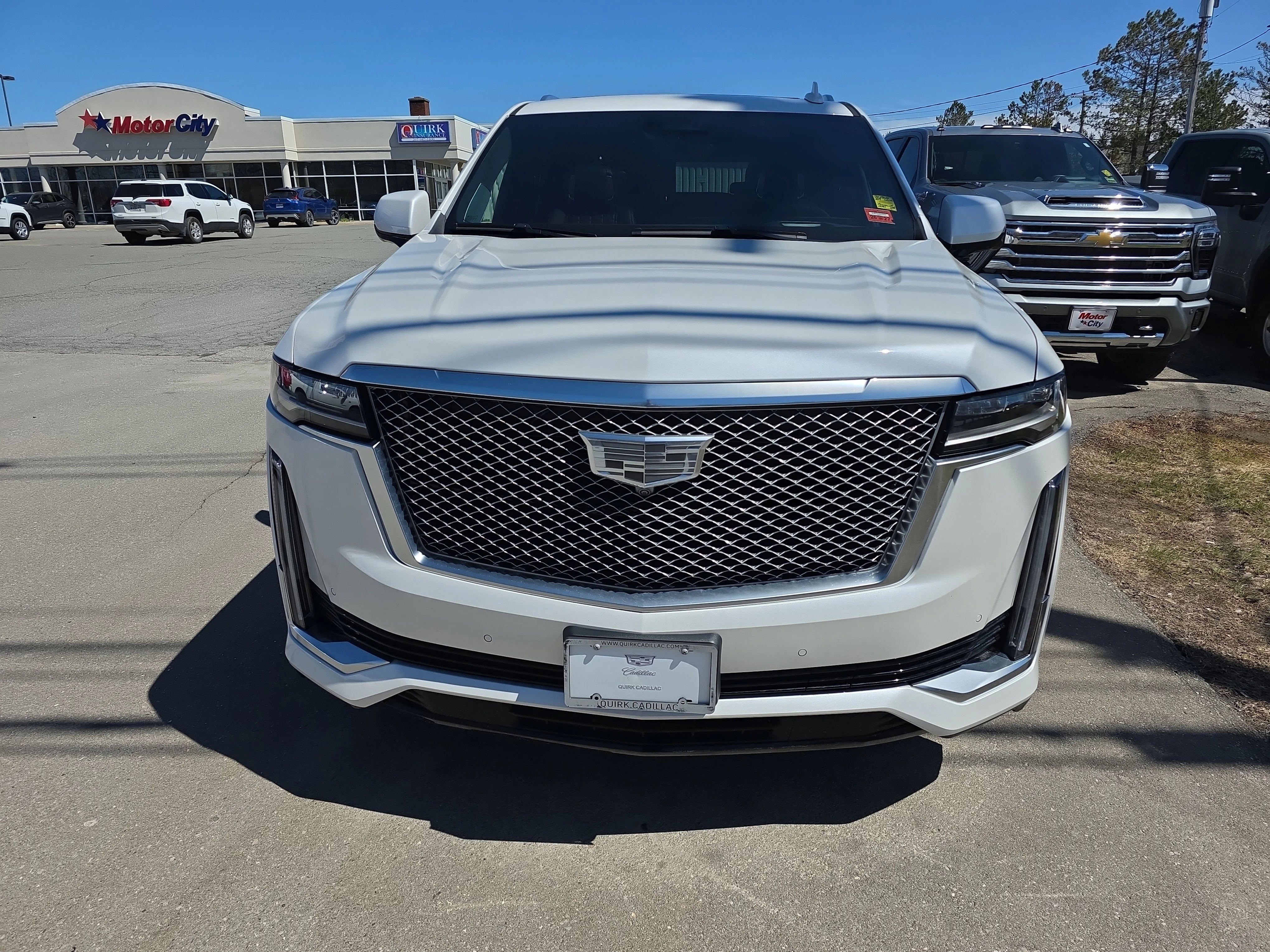 Used 2024 Crystal White Tricoat Cadillac 4WD Premium Luxury Platinum image 17