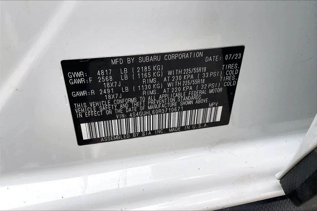 Used 2024 White Subaru Limited image 32