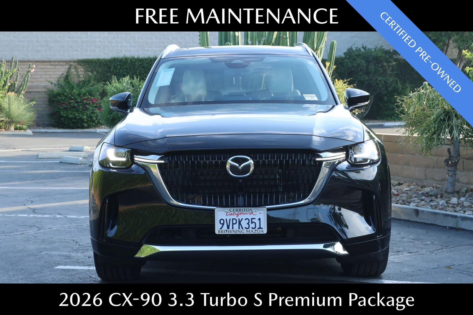 Certified Used 2026 Black Mazda 3.3 Turbo S Premium Plus image 3