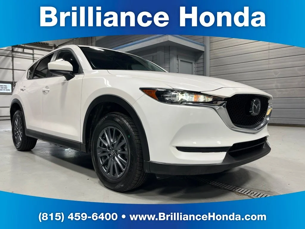 Used 2021 Snowflake White Pearl Mazda Touring image 1