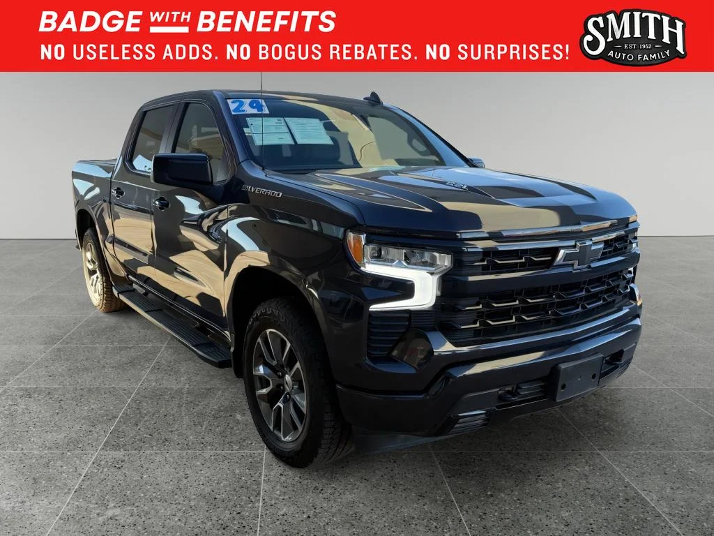 Certified Used 2024 Dark Ash Metallic Chevrolet RST image 1