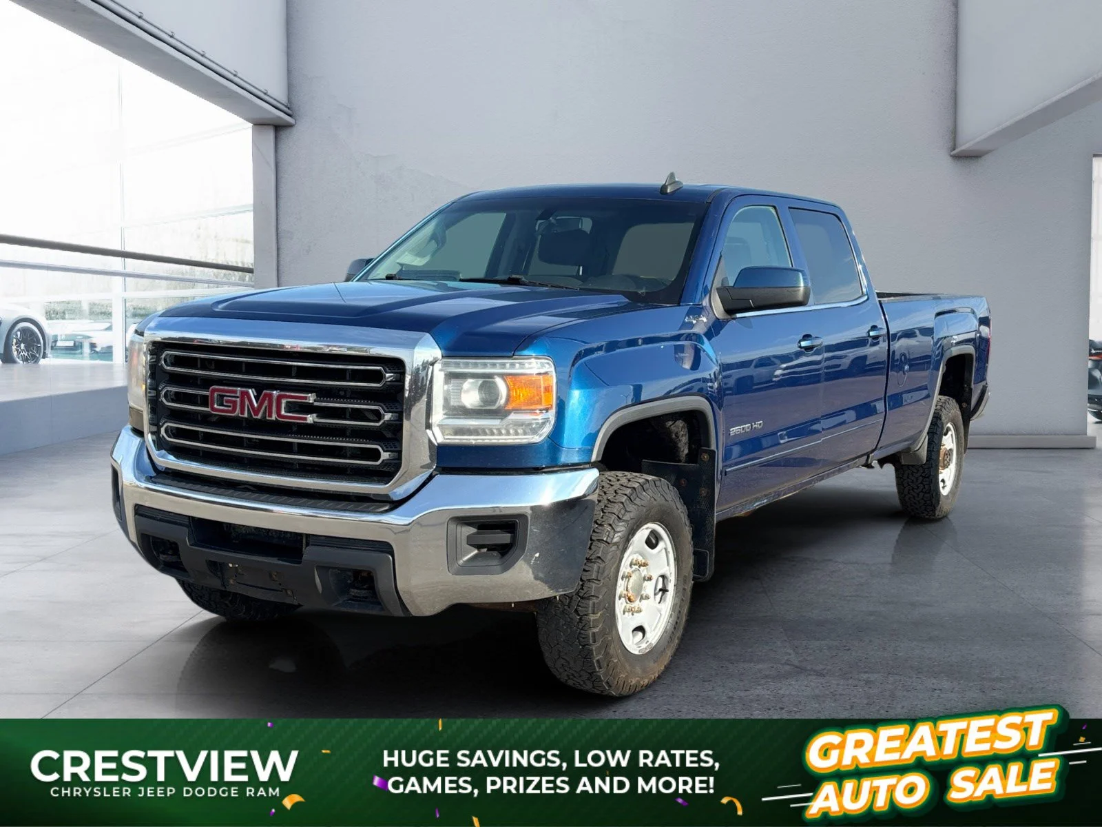 Used 2017 Blue GMC SLE image 1