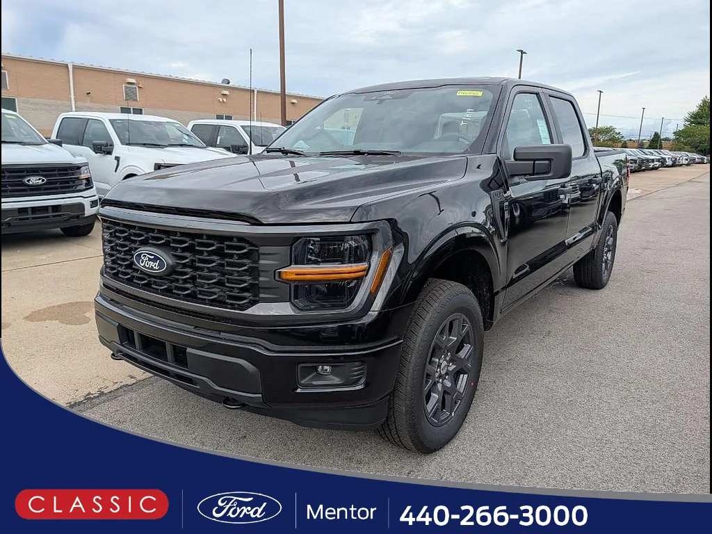 New 2026 Agate Black Metallic Ford STX® image 1
