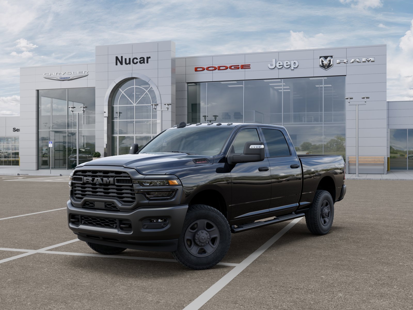 New 2026 Diamond Black Crystal Pearl-Coat Exterior Paint RAM Tradesman image 20