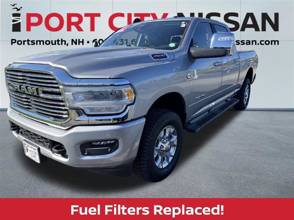 Used 2024 Billet Silver Metallic Ram Laramie level 1 w/safety group & cummins 6.7l diesel image 11