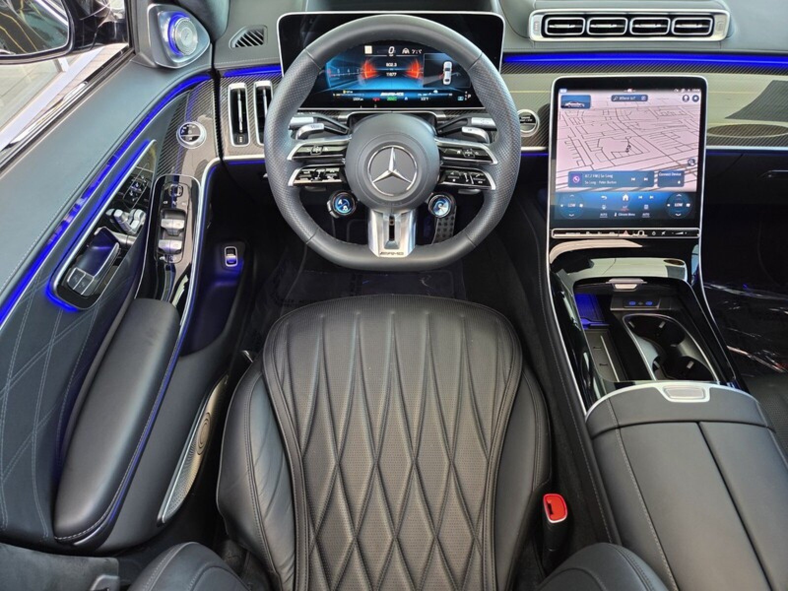 Certified Used 2024 Black Mercedes-Benz AMG® S 63 E image 16