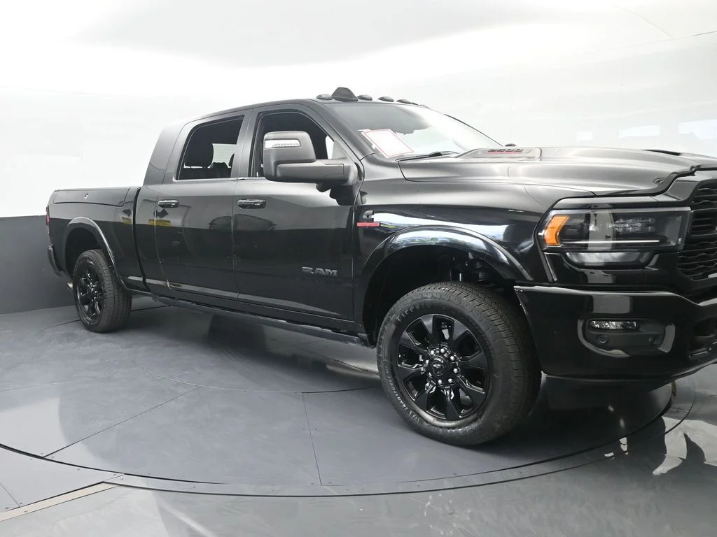 Used 2023 Diamond Black Crystal Pearlcoat Ram Limited image 8