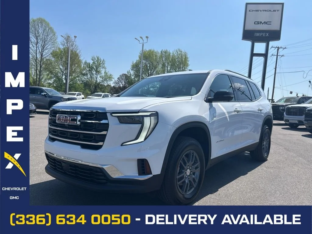 Summit White 2026 GMC Acadia Elevation FWD SUV / Crossover Front-Wheel Drive