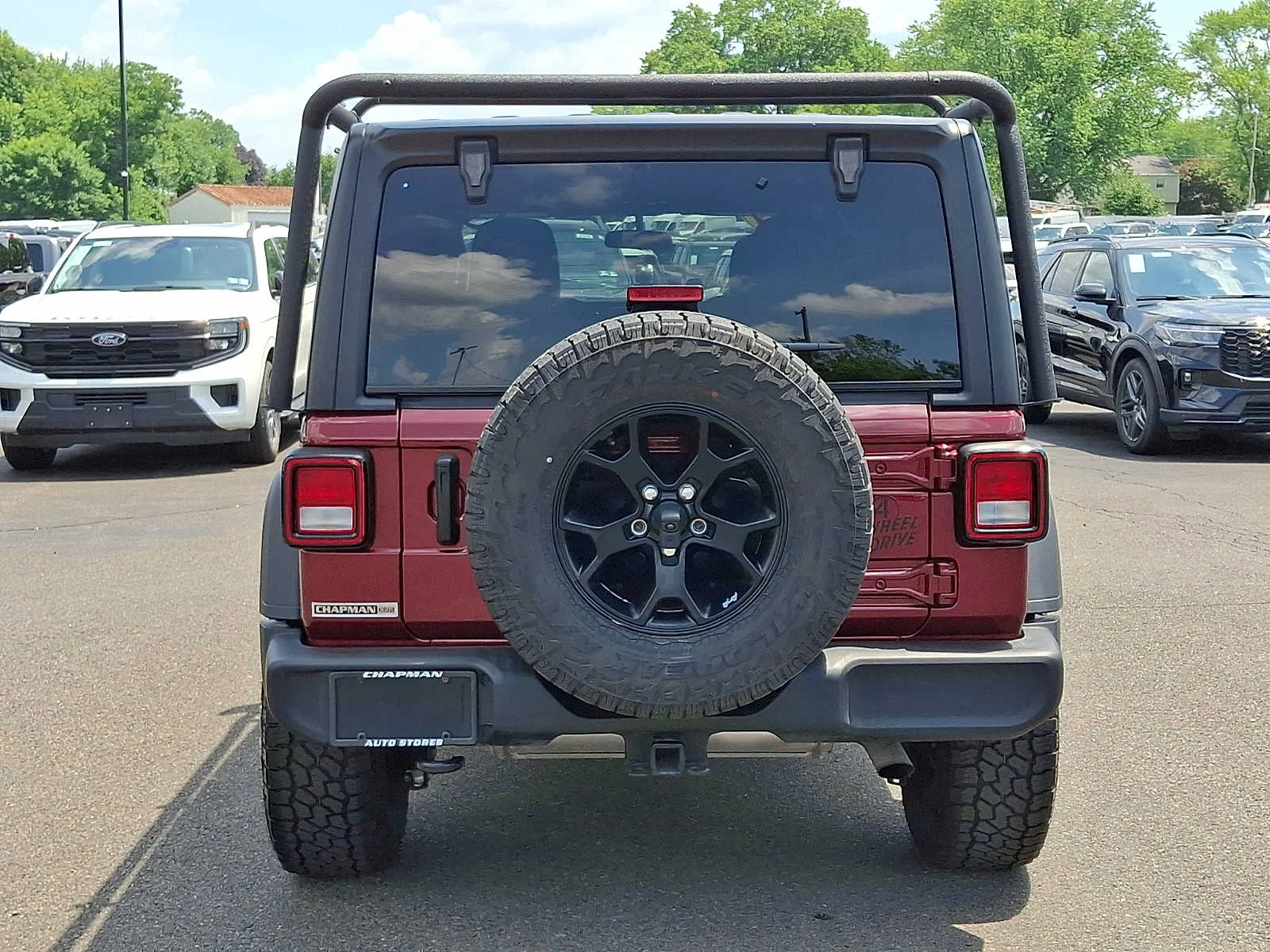 Used 2021 Snazzberry Pearlcoat Jeep Unlimited Willys image 5
