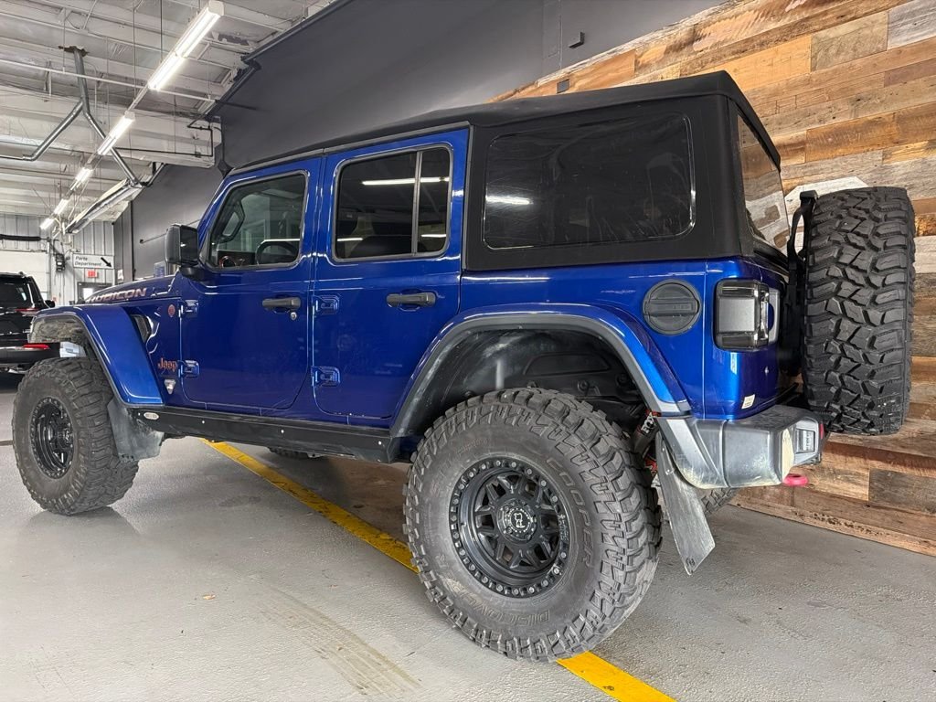 Used 2018 Ocean Blue Metallic Jeep Unlimited Rubicon image 12