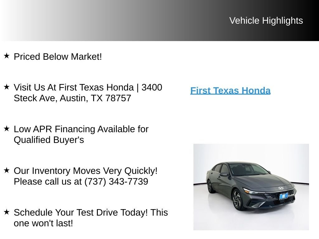 Used 2024 Ecotronic Gray Hyundai SEL image 10