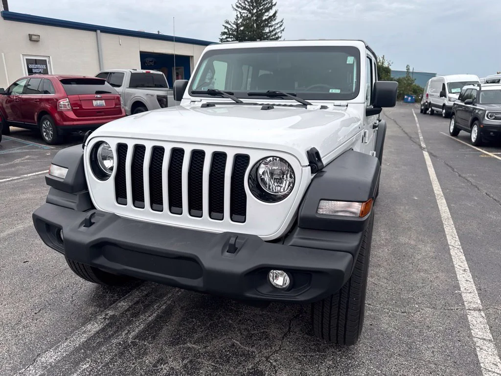 Certified Used 2023 Bright White Clearcoat Jeep Sport image 49