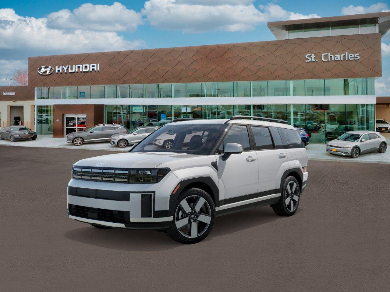 New 2027 Serenity White Hyundai Limited AWD image 1