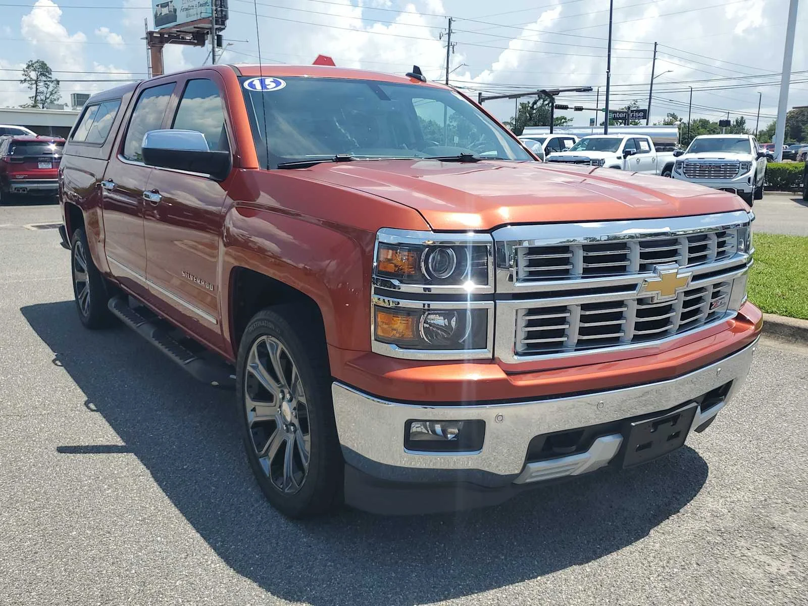Used 2015 SUNSET ORANGE METALLIC Chevrolet LTZ image 8