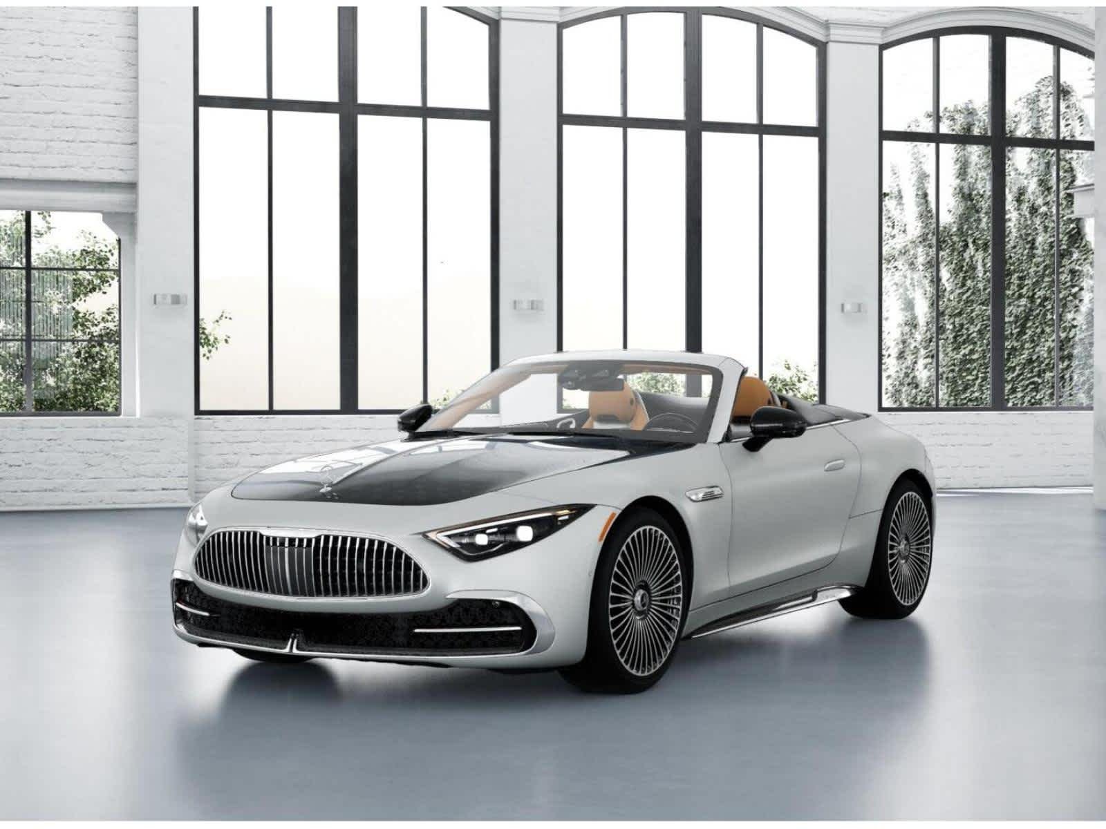 New 2027 MANUFAKTUR Moonlight White Magno Mercedes-Benz Maybach SL 680 Monogram Series image 39