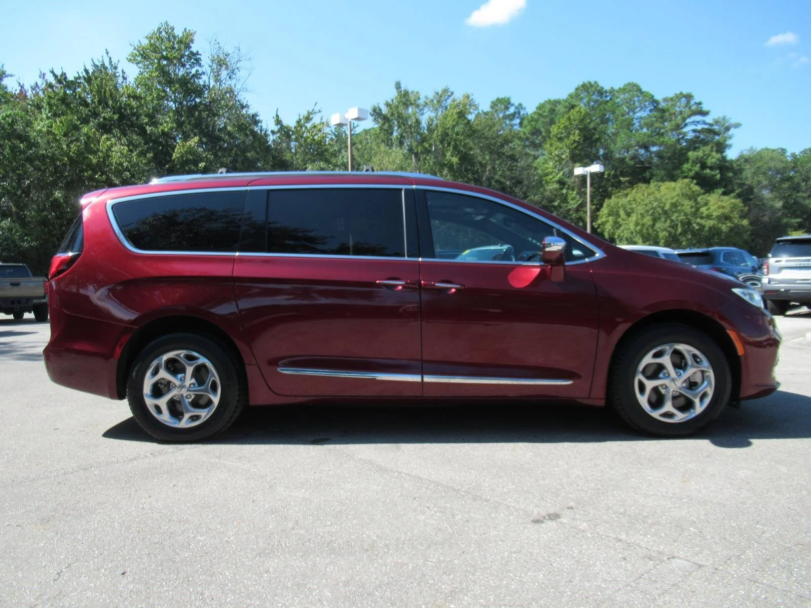 Certified Used 2021 Red Chrysler Limited image 2