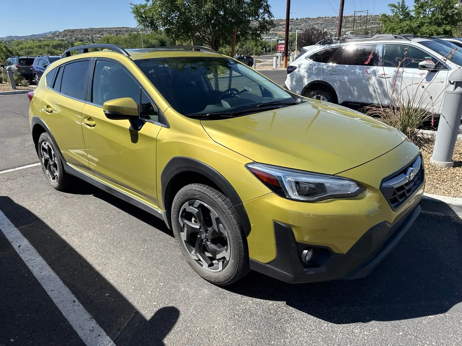 Used 2023 Yellow Subaru Limited image 3
